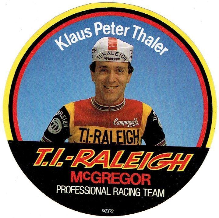 Klaus-Peter Thaler KlausPeter Thaler sticker 1979 TI Raleigh 19741983