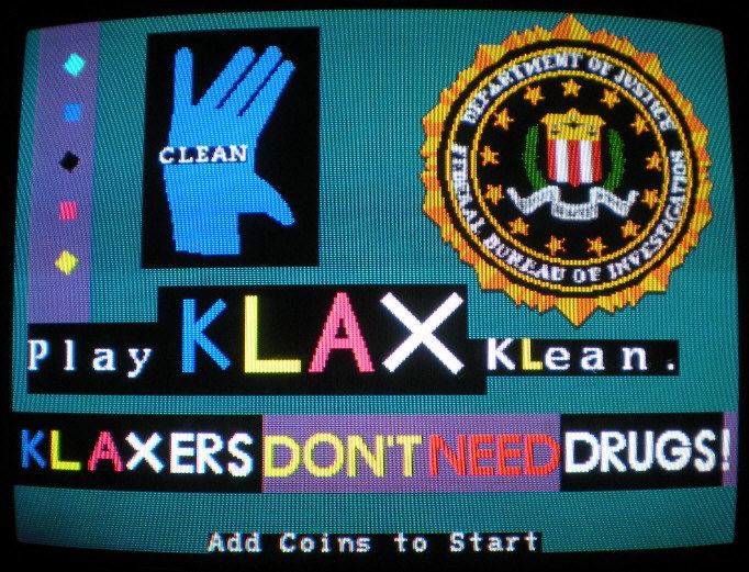 Klax (video game) David39s Video Game Insanity Home Arcade Projects Klax Atari