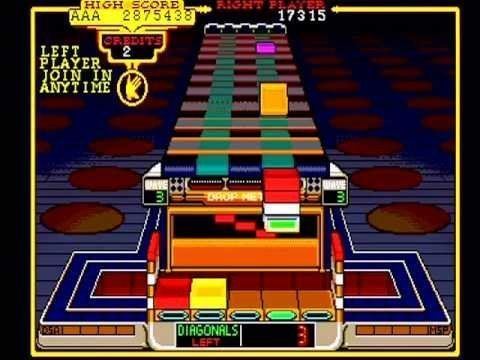 Klax (video game) Klax Atari Retro Arcade Puzzle Game NOT MAME YouTube