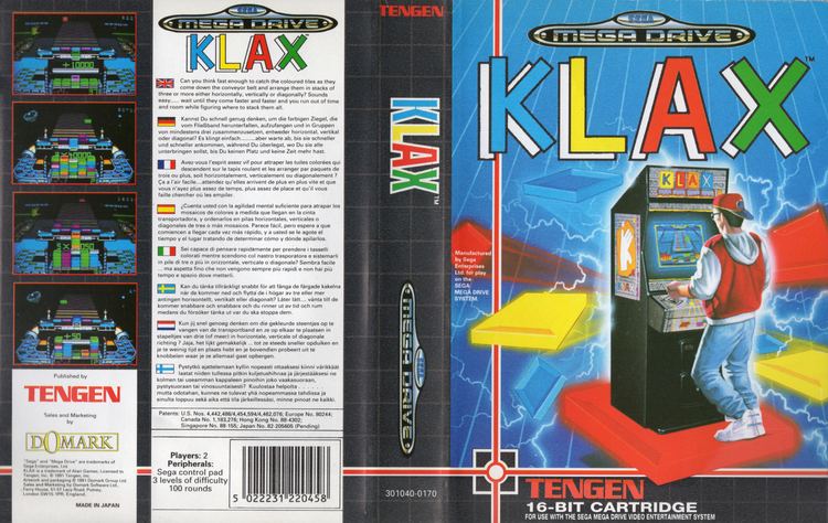 Klax (video game) retrogameshelfcomwpcontentuploadsKLAXjpg