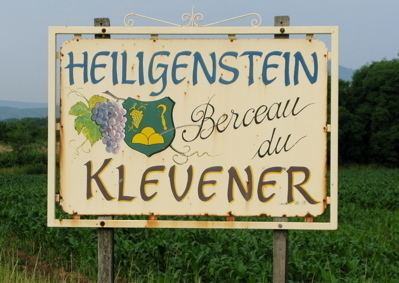 Klevener de Heiligenstein Guide to the wines villages and terroirs of Alsace Klevener de