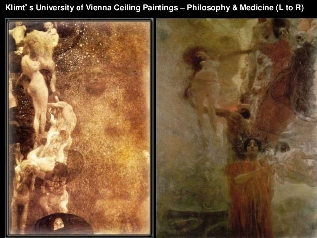 Klimt University of Vienna Ceiling Paintings Lecture 190009 20th Century