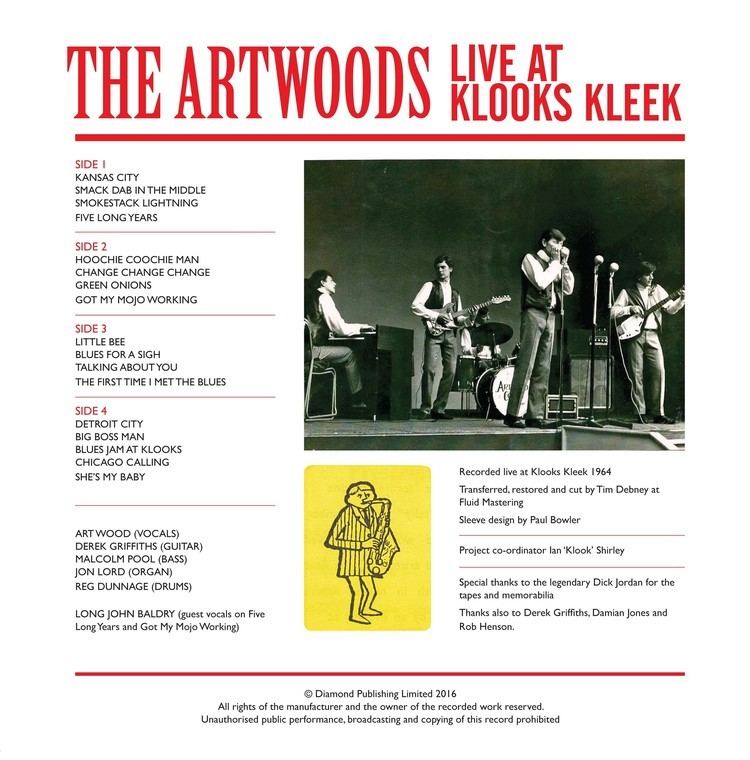 Klooks Kleek artwoods live at klooks kleek rare vinyl lp