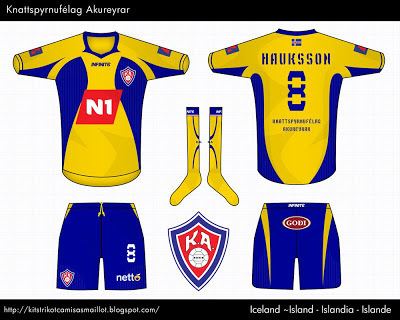 Knattspyrnufélag Akureyrar Kits Trikot Camisas Maillot Knattspyrnuflag Akureyrar KA
