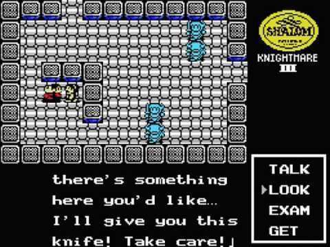 Knightmare III: Shalom Knightmare III Shalom MSX Gameplay video Snapshot YouTube