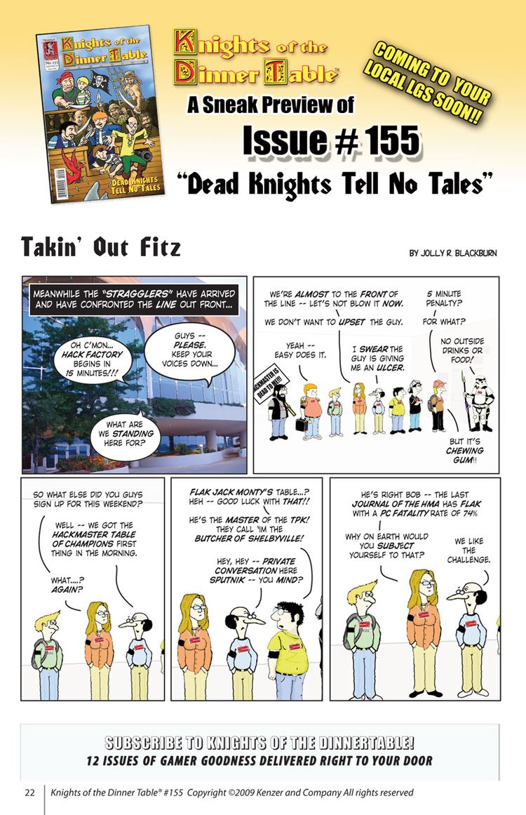 Knights of the Dinner Table Knights of the Dinner Table webstrip archives