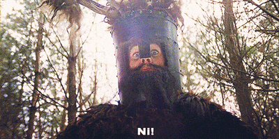 Knights who say Ni Knights Who Say Ni GIFs Find amp Share on GIPHY