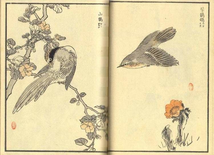 Kōno Bairei Bairei Hyakucho Gafu Bairei39s Album of One Hundred Birds 1881
