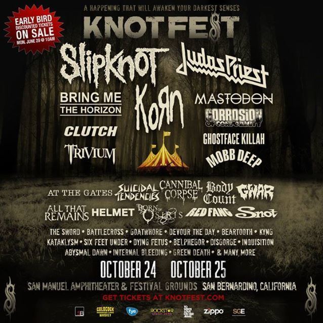Knotfest Knotfest 2015 Complete Details Revealed Blabbermouthnet
