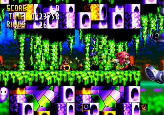 Knuckles' Chaotix Play Knuckles39 Chaotix Sega 32X online Play retro games online at