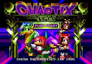 Knuckles' Chaotix Play Knuckles39 Chaotix Sega 32X online Play retro games online at