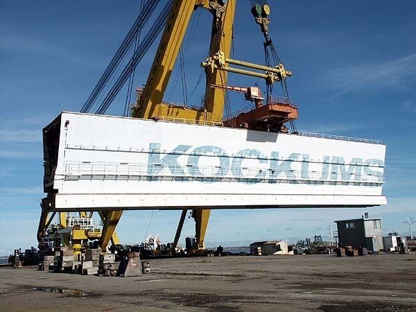 Kockums Crane Dark Roasted Blend Dismantling the World39s Largest Gantry Crane