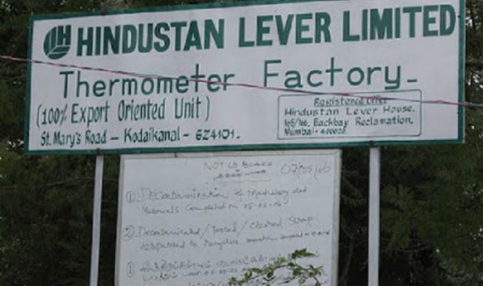 Kodaikanal mercury poisoning Kodaikanal mercury poisoning Hindustan Unilever pays workers