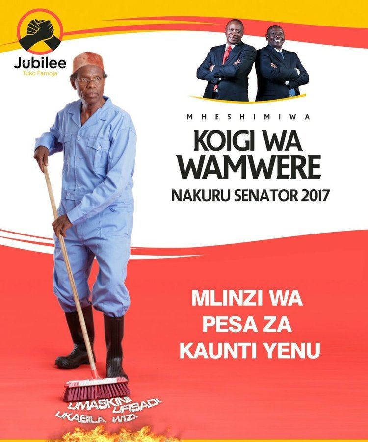 Koigi wa Wamwere Koigi Wa Wamweres Campaign Poster Wins The Internet Standard News