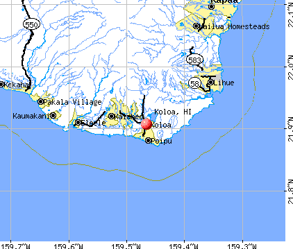 Koloa, Hawaii Koloa Hawaii HI 96756 profile population maps real estate