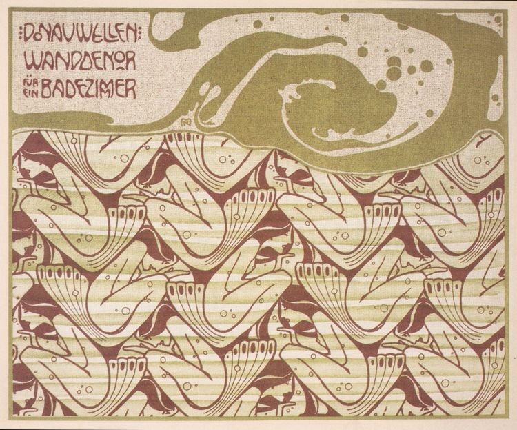 Koloman Moser Danube waves Koloman Moser WikiArtorg