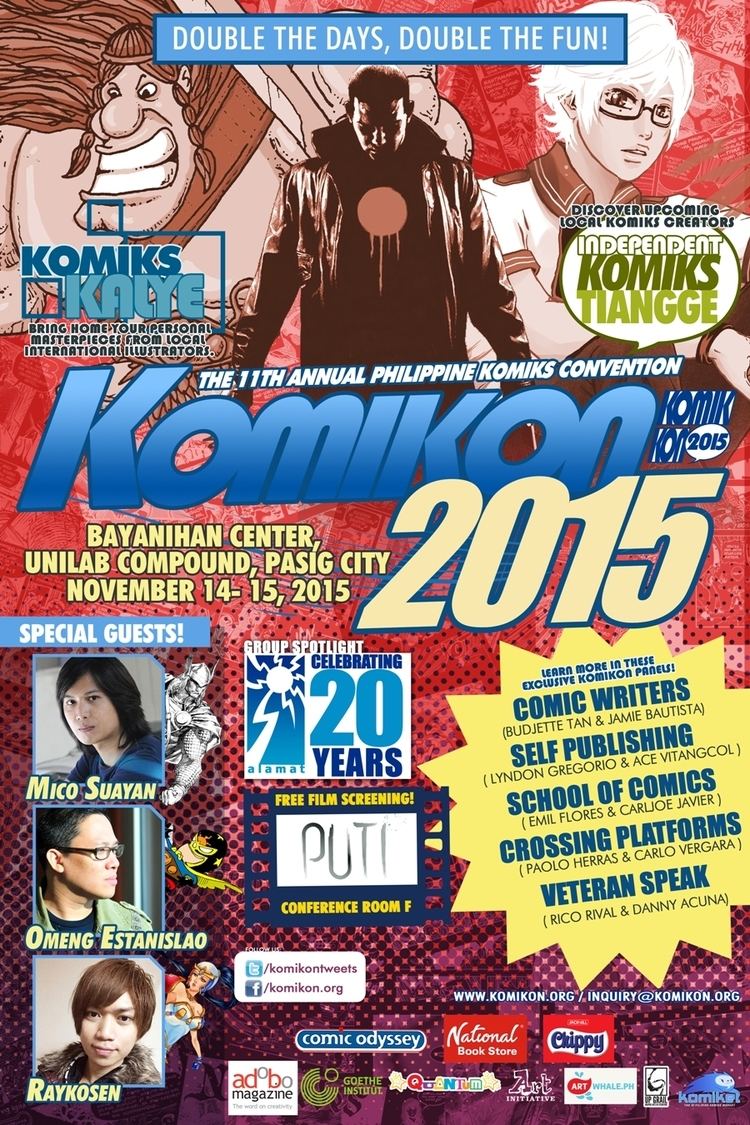 Komikon Press Release Komikon 2015 KOMIKONKOMIKON
