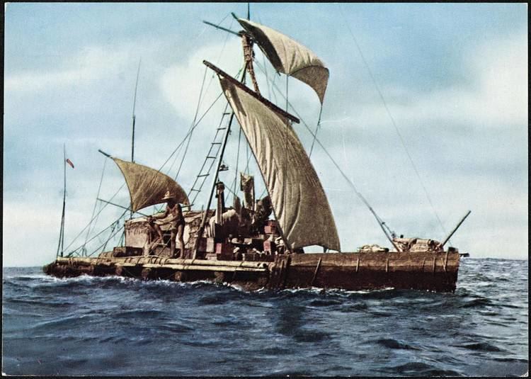 Kon-Tiki expedition Thor Heyerdahl39s KonTiki Expedition across the Pacific ca 1947