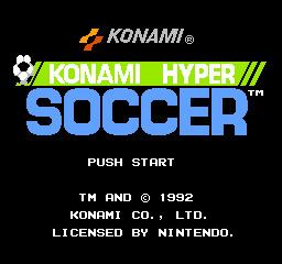 Konami Hyper Soccer Konami Hyper Soccer Europe ROM lt NES ROMs Emuparadise