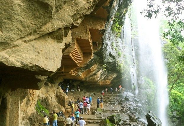 Kondana Caves One Day Trek to Kondana Caves and Waterfall on 04th July 2015