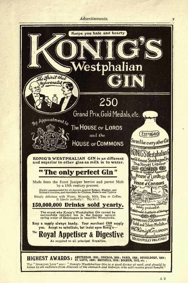Konig's Westphalian Gin