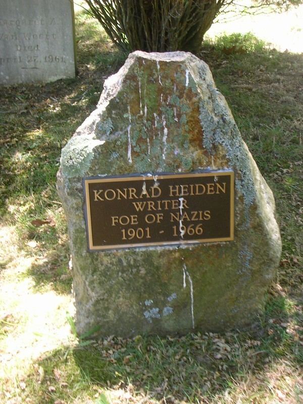 Konrad Heiden Konrad Heiden 1901 1966 Find A Grave Memorial
