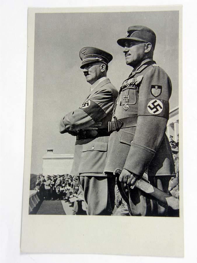 Konstantin Hierl Adolf Hitler and Reichsarbeitsfhrer Konstantin Hierl