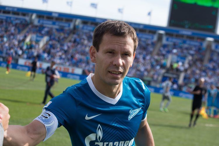 Konstantin Zyryanov Zenit midfielder Konstantin Zyryanov on the field