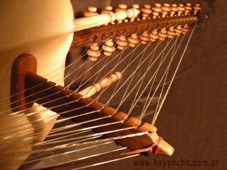 Kora, a long-necked harp lute made of wood and nylon strings.