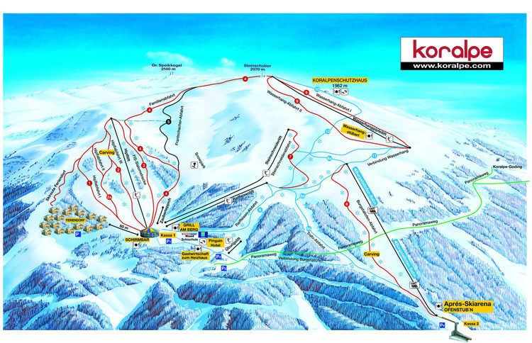 Koralpe Koralpe Ski Resort Guide Location Map amp Koralpe ski holiday