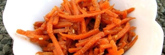 Korean carrots Recipe Korean carrot salad Koreyscha Sabzili Salat Koreafornian