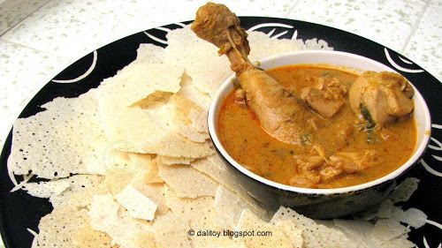Kori rotti Dalitoy Kori Rotti Chicken Curry with Rice crisps