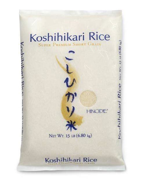 Koshihikari Short Grain Sushi Koshihikari Rice Hinode Rice