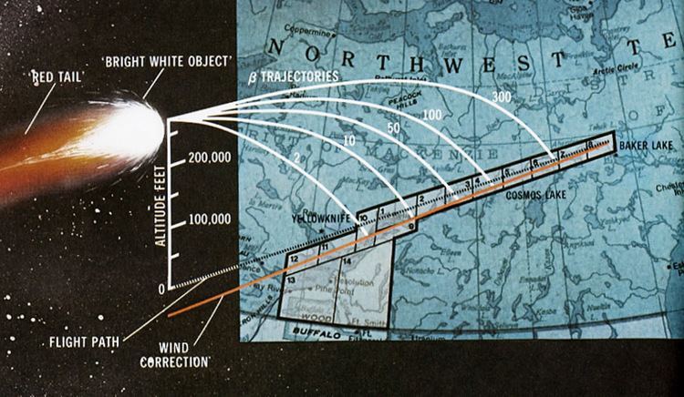 Kosmos 954 The Nuclear Disaster of Kosmos 954 HistoricWingscom A Magazine