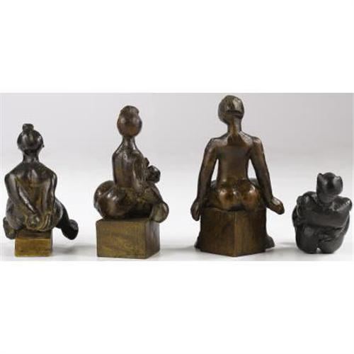 Kosta Angeli Radovani Four Bronze Sculptures by Kosta Angeli Radovani