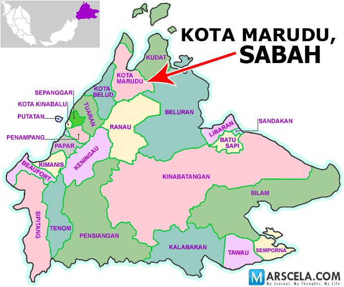 Kota Marudu Peta Kota Marudu Rasak Darat