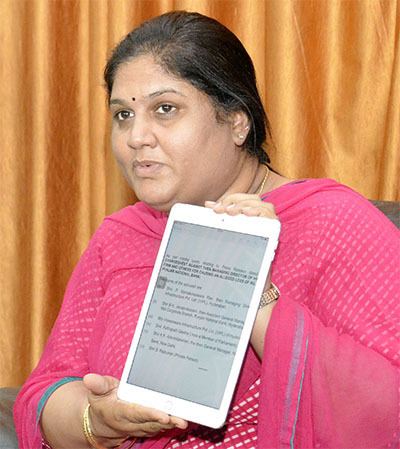 Kothapalli Geetha Kothapalli Geetha Araku MP in 43cr Bank Fraud Case The