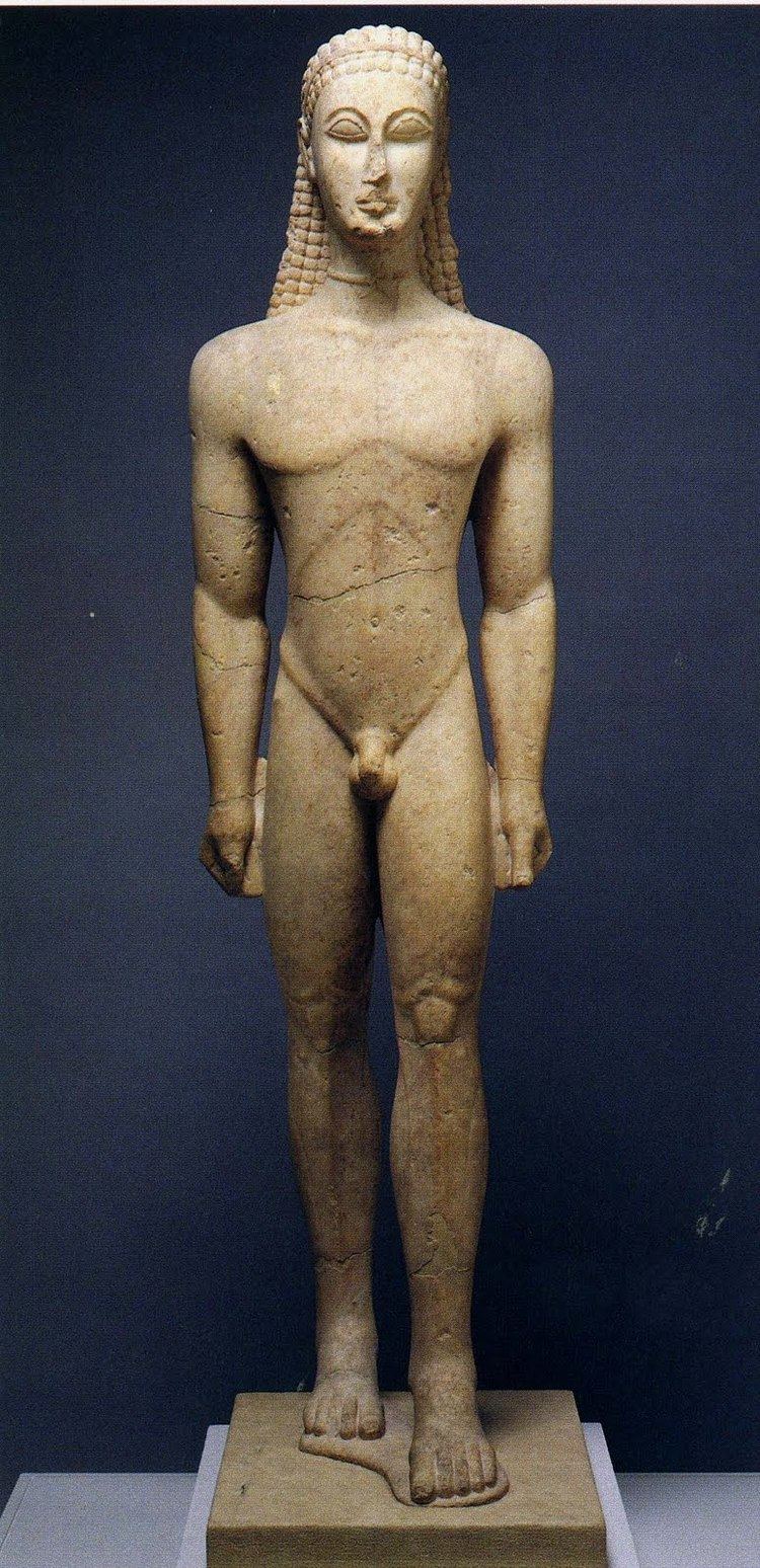 Kouros 600480 BCE Archaic Period Ancient to Medieval Art