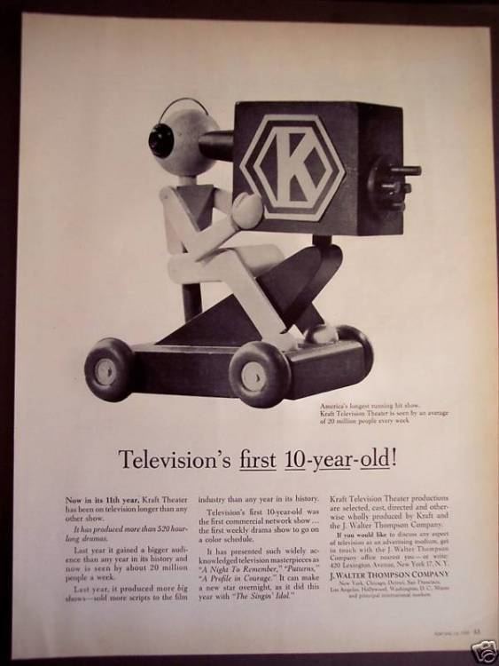 Kraft Television Theatre Kraft Television Theatre 1957 Ad Sitcoms Online Photo Galleries