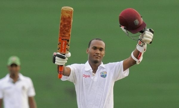 Kraigg Brathwaite Kraigg Brathwaite credited Shivnarine Chanderpaul after