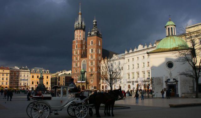 Kraków Old Town City Walk Krakow Old Town District Selfguided Tour Krakow Poland