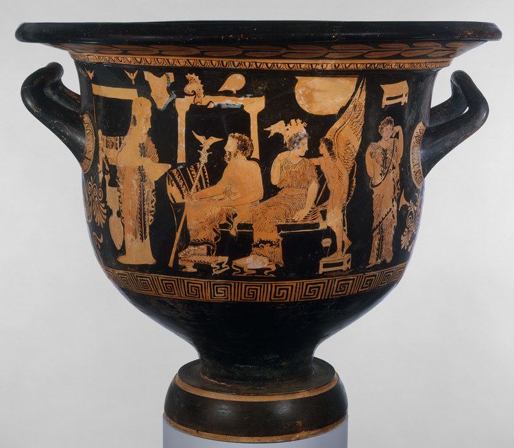 Krater Terracotta bellkrater mixing bowl Attributed to the Sarpedon