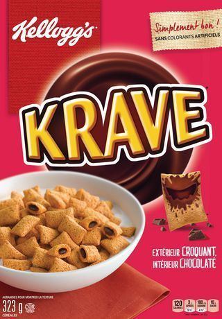 Krave (cereal) Kellogg39s Krave Chocolate Flavour Cereal 323g Walmartca