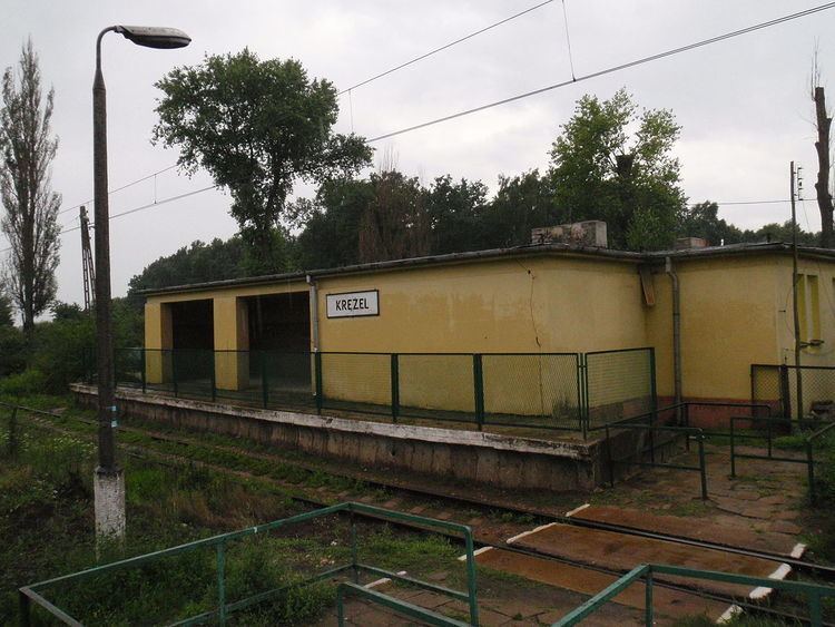 Krężel railway station