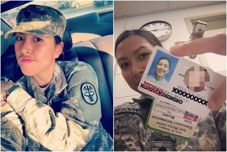 Kristania Virginia Besouw Kristania Besouw Miss Indonesia 2006 Jadi Tentara Amerika