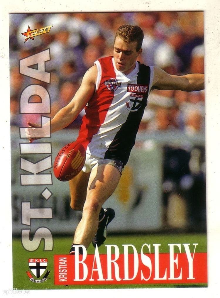 Kristian Bardsley AFL SELECT 1996 SERIES 2 ST KILDA KRISTIAN BARDSLEY