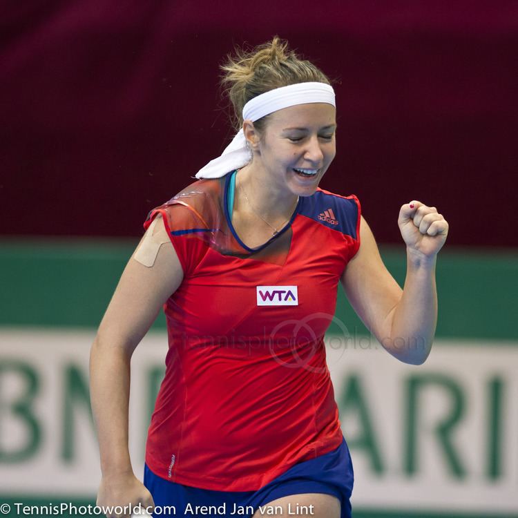 Kristina Kucova Happiness for Kristina Kucova at the Katowice Open