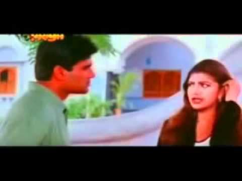 The movie scene of Krodh (film) featuring Sunil Shetty as Karan and Rambha as Pooja Verma