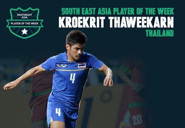 Kroekrit Thaweekarn Goal Southeast Asia Player of the Week Kroekrit