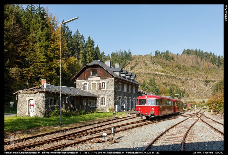 Kronach–Nordhalben railway Die Rodachtalbahn zwischen Steinwiesen und Nordhalben